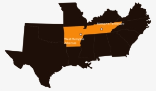 Memphis Tennessee Map - Kentucky - Home State - Gray On White- Lantern Press #6252902