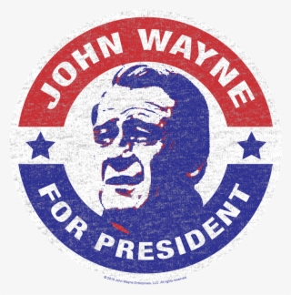John Wayne John Wayne For President Men's Long Sleeve - John Wayne Shirt #6253227