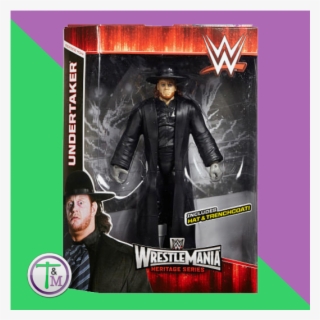 Undertaker Action Figure Hat & Trenchcoat Wwe Wrestling #6253626
