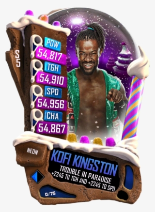 Kofikingston S5 23 Neon Christmas - Wwe Supercard #6253671