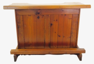 Rustic Heart Pine Bar On Chairish - End Table #6253963