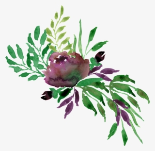 Watercolor Flower - Wedding Invitation #6254241