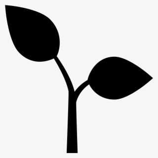 Open - Plant Emoji Black And White #6255610