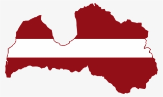 1962px Flag Map Of Latvia - Latvia Map Flag #6257321