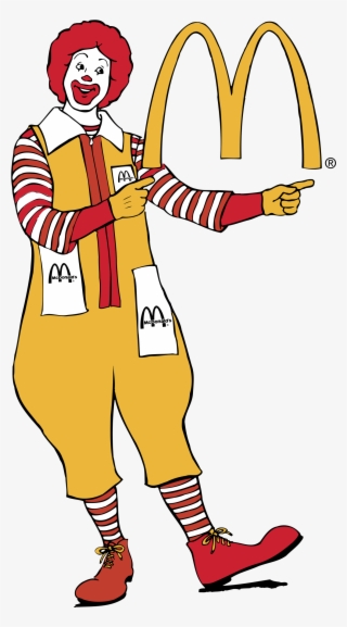 Ronald Logo Png Transparent - Mcdonalds Logo And Mascot #6257732