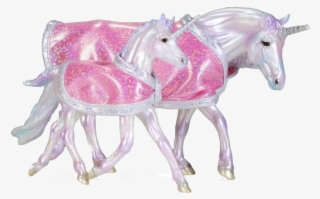 Rain Bow Skies Not Mine Transparent Kawaii Unicorn - Breyer Bella And Mozart #6257902