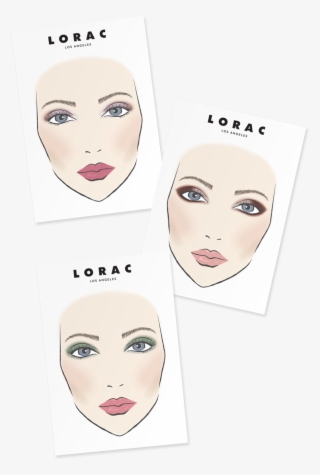 I Hand Drew A Face Chart & Converted It To A Vector - Eye Liner #6258275