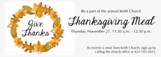 Thanksgiving Meal 01 - Give Thanks Thanksgiving Clip Art #6263640