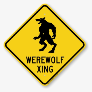 Werewolf Xing Animal Crossing Sign - Poligonos Regulares En La Vida Diaria #6265356