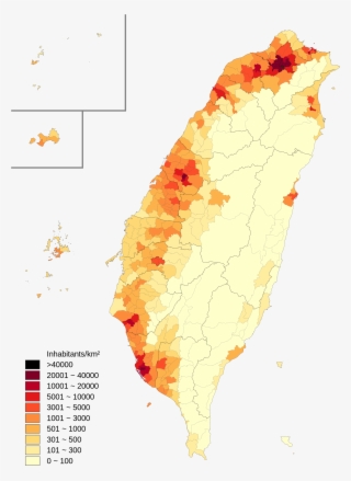 List Of Cities In Taiwan - Population Map Of Taiwan #6265420