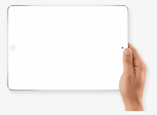 A Hand Holding A Tablet #6265856