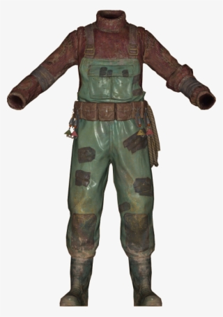 The Vault Fallout Wiki - Fallout 76 Black Fisherman's Overalls #6266824