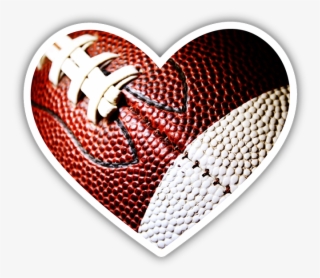 Football Heart Sticker - American Football #6268072