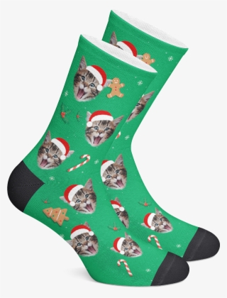 Santa Hat Green - Personalized Socks #6271288