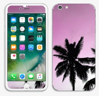 Pink Palm Tree Skin Iphone 6 Plus #6272576
