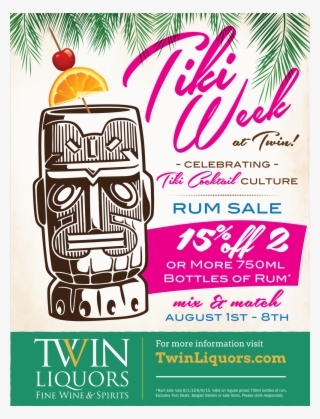 Tikiweekrumsaleflyer - Tiki Series - Tiki Bamboo #6273100