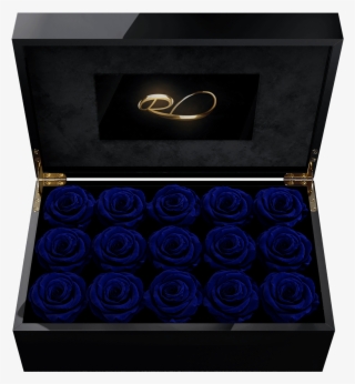 Video Screen Flower Box Gala With 15 Preserved Dark - Flower #6273602