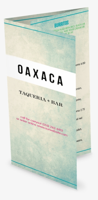 Mexican Restaurant Takeout Menu - Menu #6274802