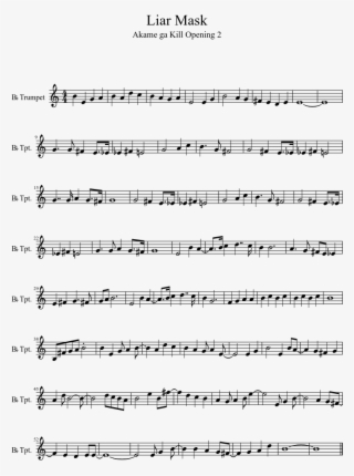 Liar Mask Sheet Music 1 Of 1 Pages - La Valse Des Niglos Pdf #6274922