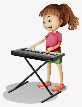 Piano Cartoon Stock Photography - Kids Playing Musical Instruments #6275649