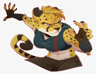 Nyx The Cheetah - Anthro Cheetah Art #6278653