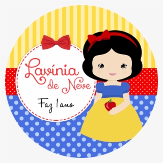 Rotulo Latinha Branca De Neve Cute #6278865