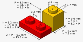 1 - Dimensions Of A Lego #6279243