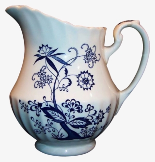 J & G Meakin Blue Nordic 40 Ounce Pitcher - J & G Meakin China Blue Nordic Coffeepot W/lid #6279555