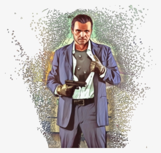 Michaeldesanta Gta5 Michael Rockstargames - Gta V Iphone Wallpaper Michael #6279624