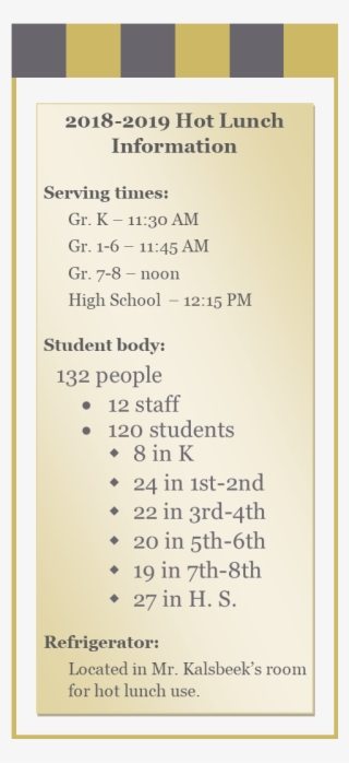 Hot Lunch Notebook Pages - Tabular Presentation #6280306