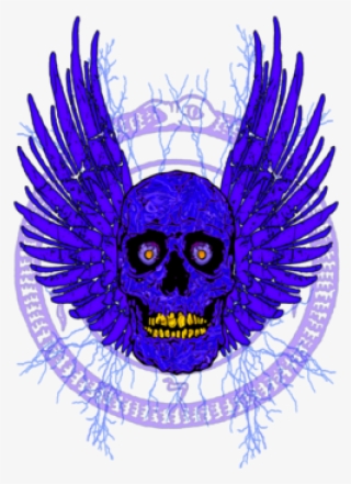 Blue Skull - Illustration #6282289