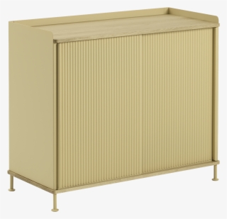 83603 Enfold Sideboard Tall Sand Yellowsand Yellow - Muuto Enfold Sideboard #6283202