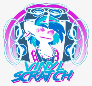 Crownedspade Vinyl Scratch Rave - Phonograph Record #6283434