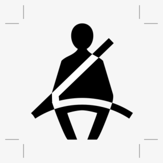 Collection Of Free Fastened Clipart Vector - Seat Belt #6283645
