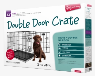 Yd Dog Crate Double Door Dog Crate 42" | Xlarge #6283744