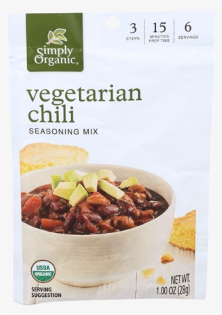 Simply Organic Organic Vegetarian Chili Seasoning 1 - Simply Organic Alfredo Seasoning Mix - Pack Of 12 - #6284208