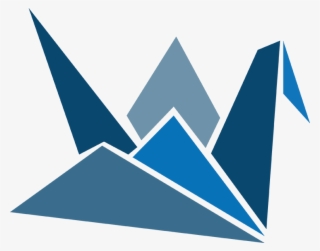 Blue Origami Crane - Orizuru #6284724
