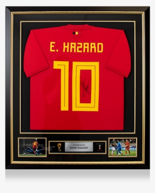 Eden Hazard Official Fifa World Cup Back Signed And - Fifa World Cup Belgium Jersey 2018 #6284967