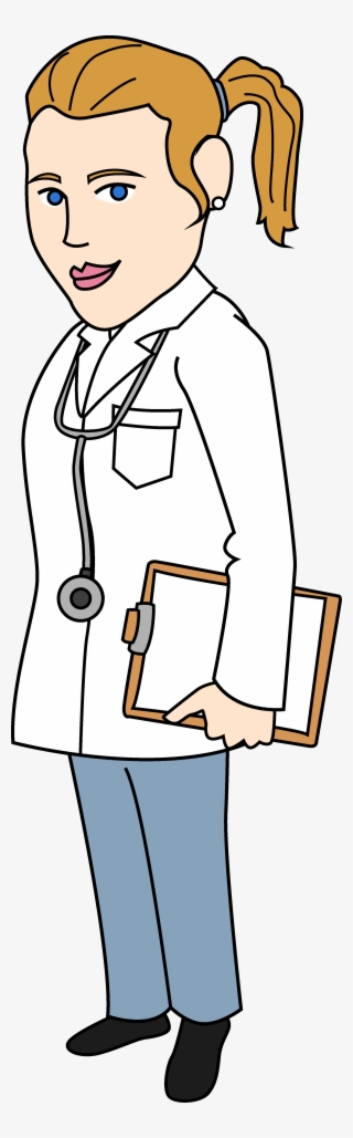 Girl Doctor Clipart Transparent - Doctor Clipart Transparent Background #6286562