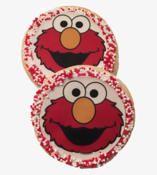 Elmo Sugar Cookies With Nonpareils #6287605