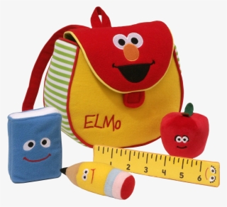 Sesame - Gund Elmos Bookbag Play Set #6287965