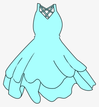 How To Set Use Pale Blue Dress Svg Vector #6288616
