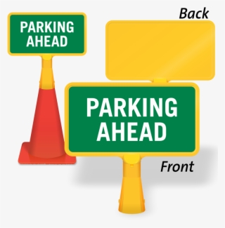 Parking Ahead Coneboss Sign #6289213