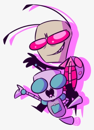 Art By Scoutkln On Tumblr Invader Zim Characters, Body - Human Gir Invader Zim #6289408