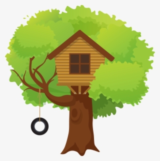 Tree House Illustration - Treehouse Cartoon Png - Free Transparent PNG ...