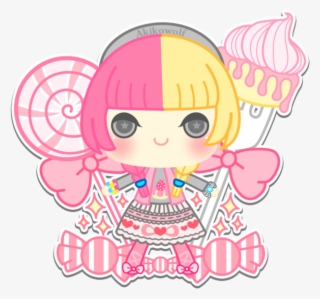 Graphic Freeuse Vector Candy Sweet - Anime Candy Girl Chibi #6289984