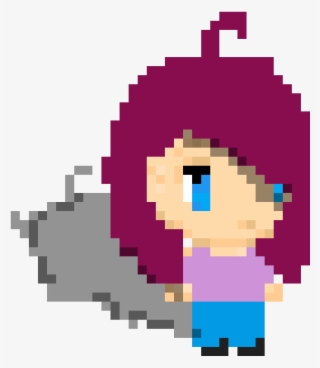 Chibi Girl Purple Hair - Hair #6290472