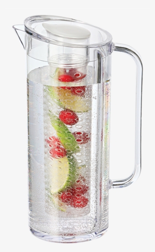 Flavor Infusion Pitcher, Clear Plastic - Plastic #6290805