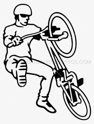 Jpg Royalty Free Library Bmx Drawing Trick #6291063