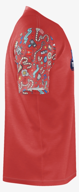 Pop Red Torso T-shirt - Pocket #6291328